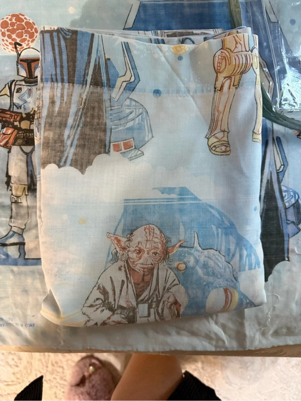 Vintage Star Wars Empire‎ Strikes Back Twin Sheet Pillowcase Set 1979